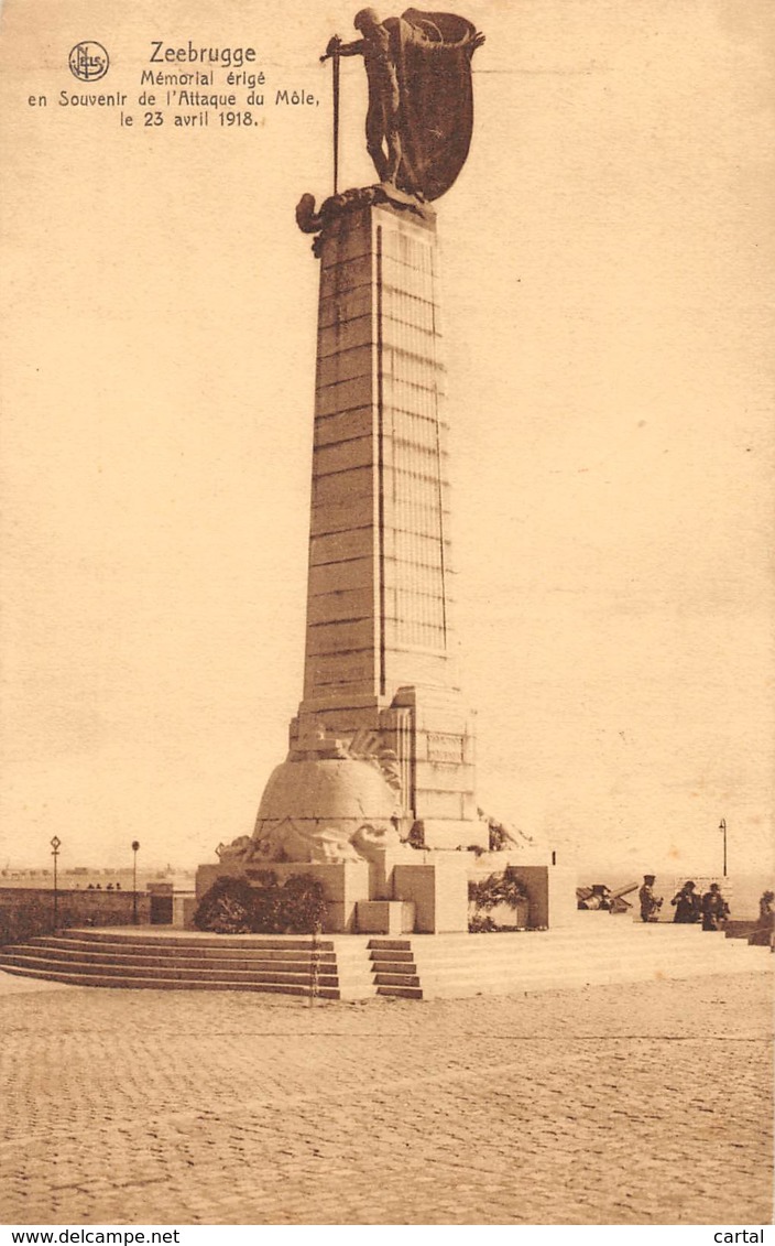 ZEEBRUGGE - Mémorial érigé En Souvenir De L'Attaque Du Môle, Le 23 Avril 1918 - Zeebrugge