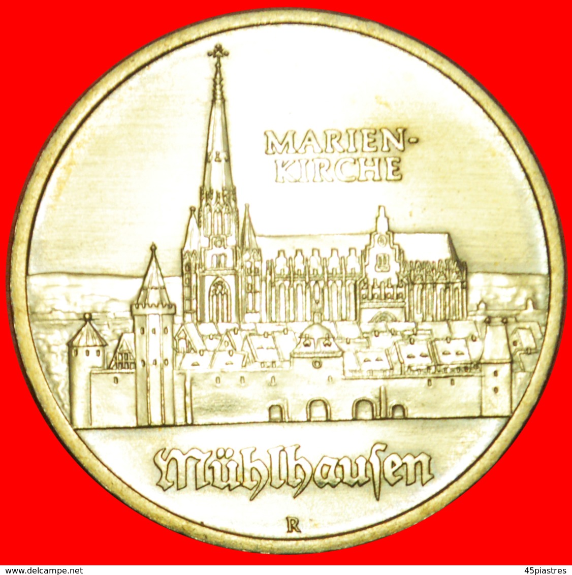 + MUENTZER 1489-1525: GERMANY ★ 5 MARK 1989A MARIENKIRCHE! LOW START ★ NO RESERVE! - 5 Mark