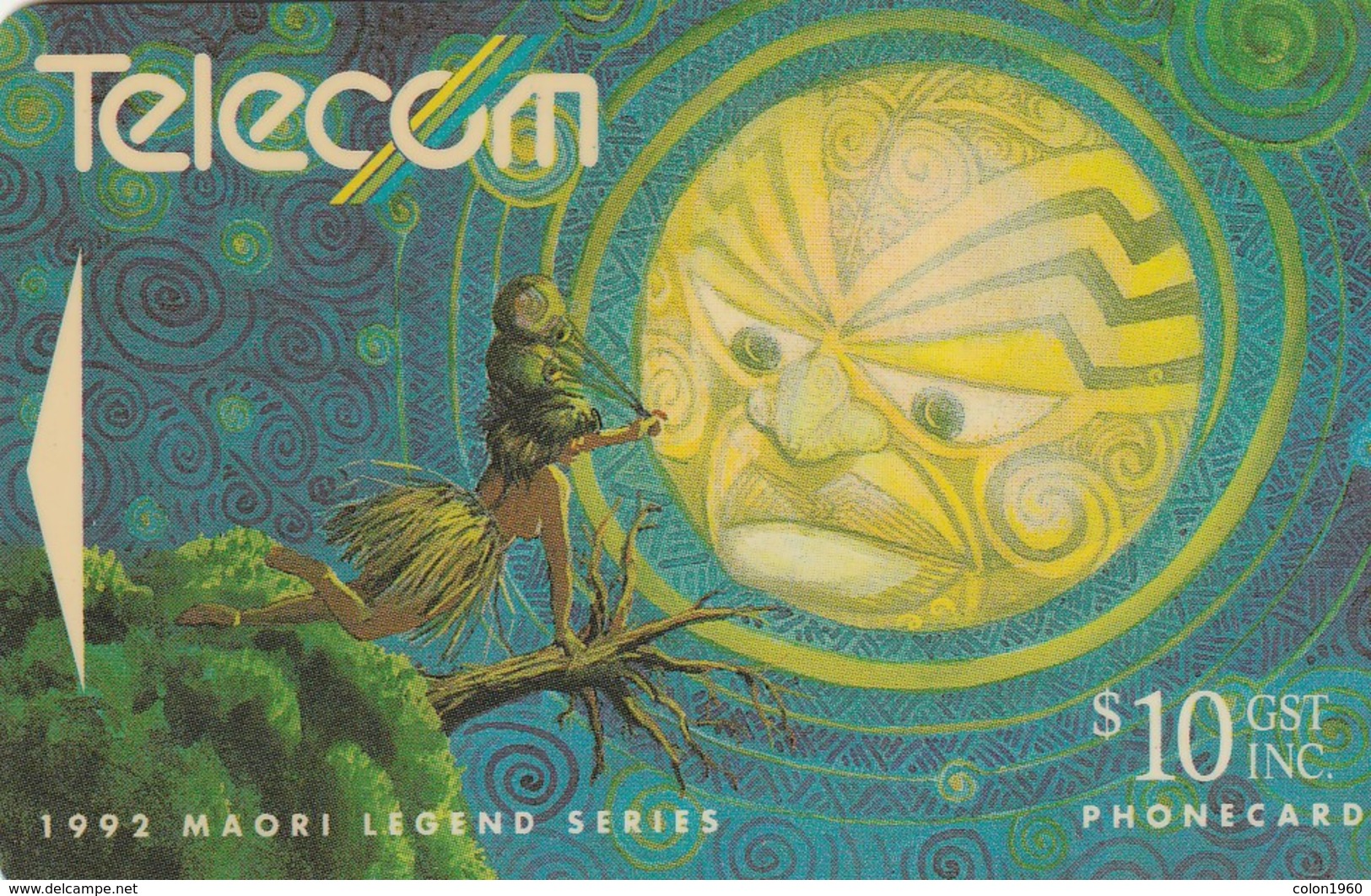 NUEVA ZELANDA. NZ-G-060.1992 Maori Legends, Rona Is Abducted By The Moon. (083) - Nueva Zelanda