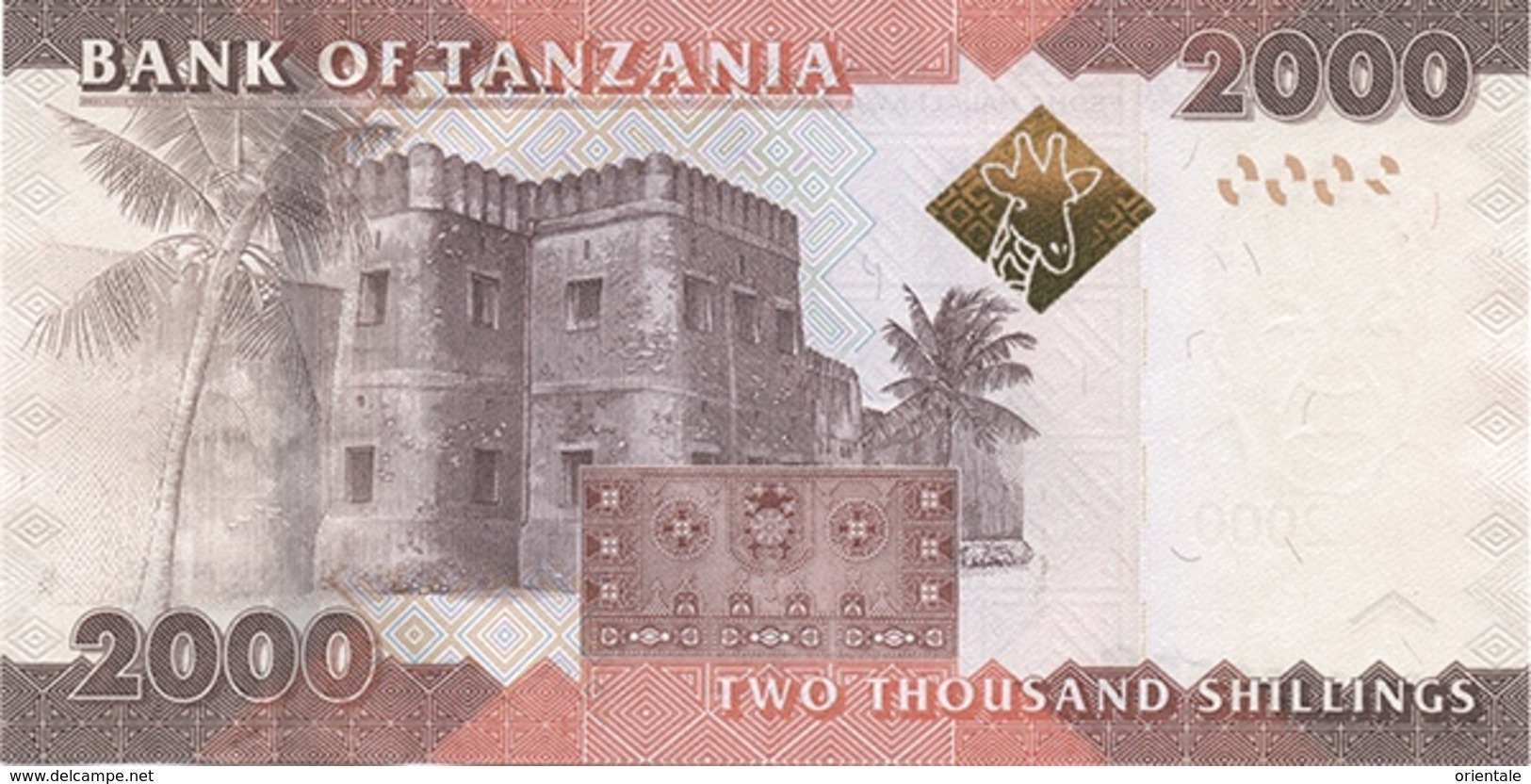 TANZANIA P. 42b 2000 S 2015 UNC - Tanzania