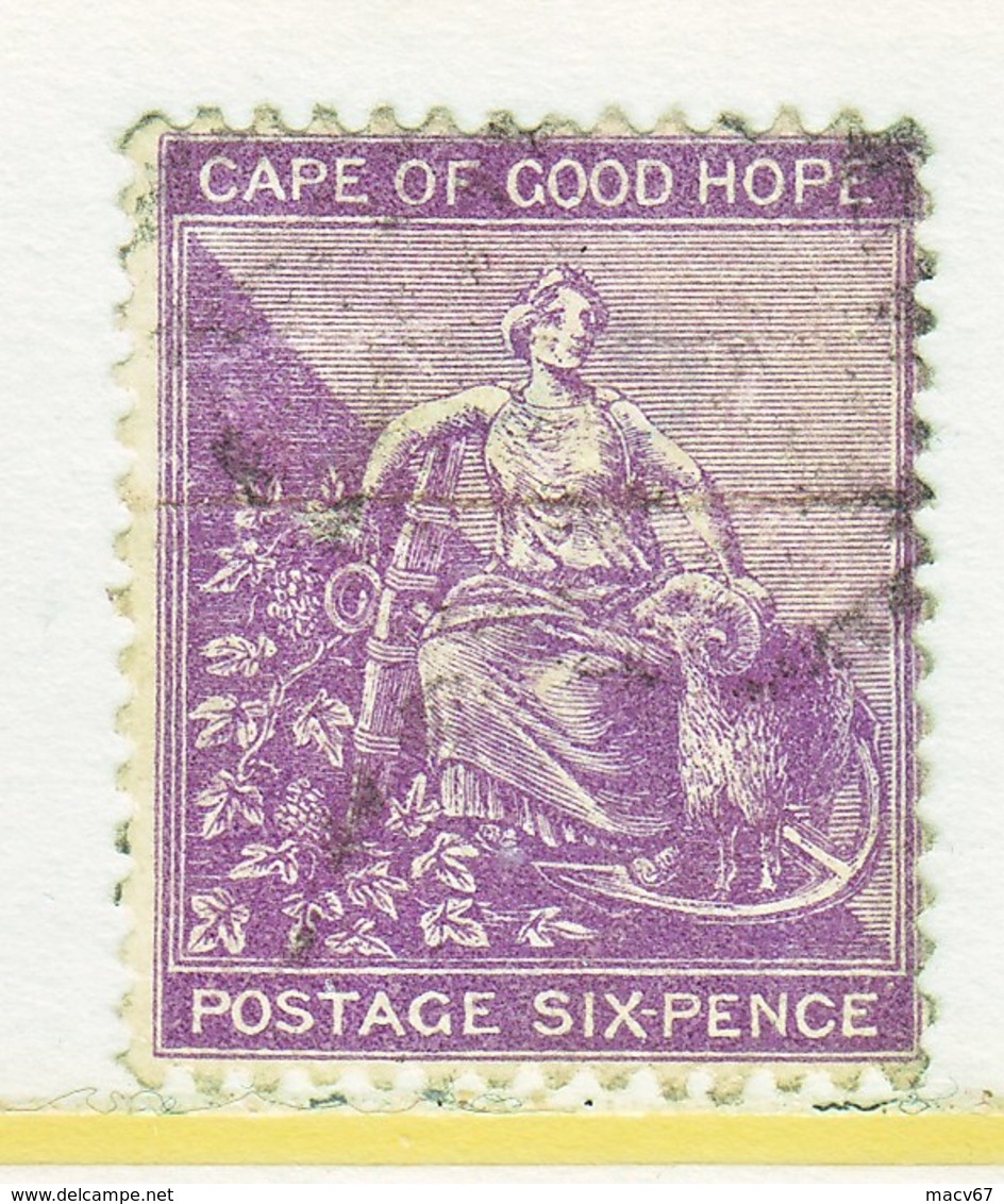 Cape Of Good Hope  18  (o)    CC Wmk. - Kaap De Goede Hoop (1853-1904)