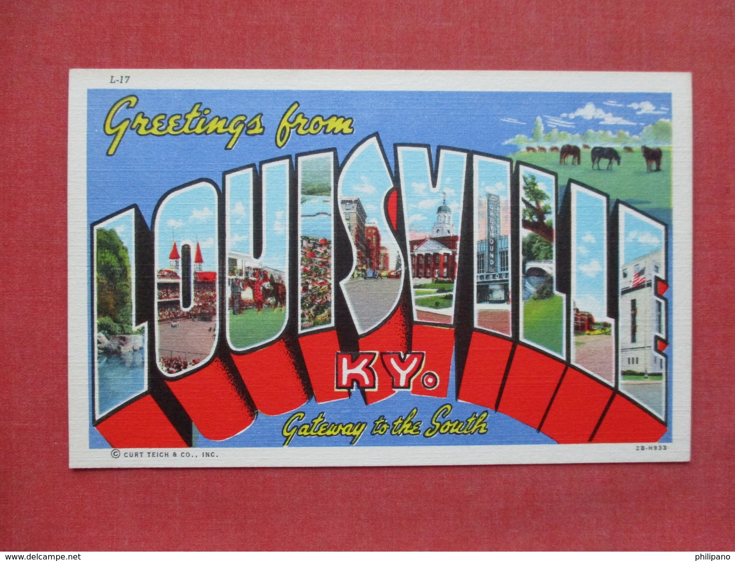 Kentucky > Louisville  Greetings  > Ref 3402 - Louisville