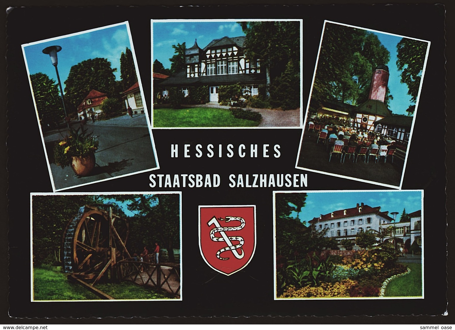 Staatsbad Salzhausen  -  Mehrbild-Ansichtskarte Ca. 1970    (10885) - Wetterau - Kreis