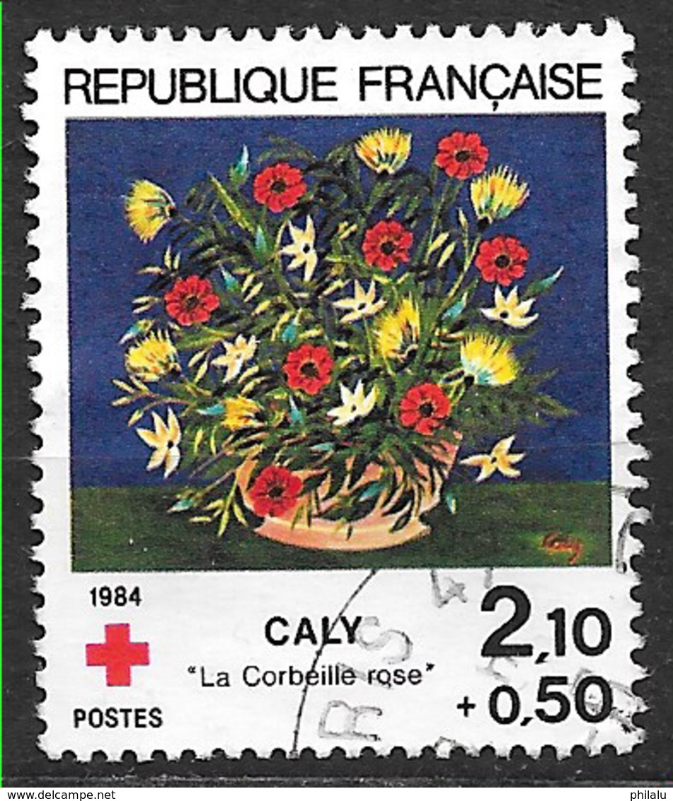 FRANCE 2345 Croix-Rouge Corbeille De Rose D’après Caly - Oblitérés