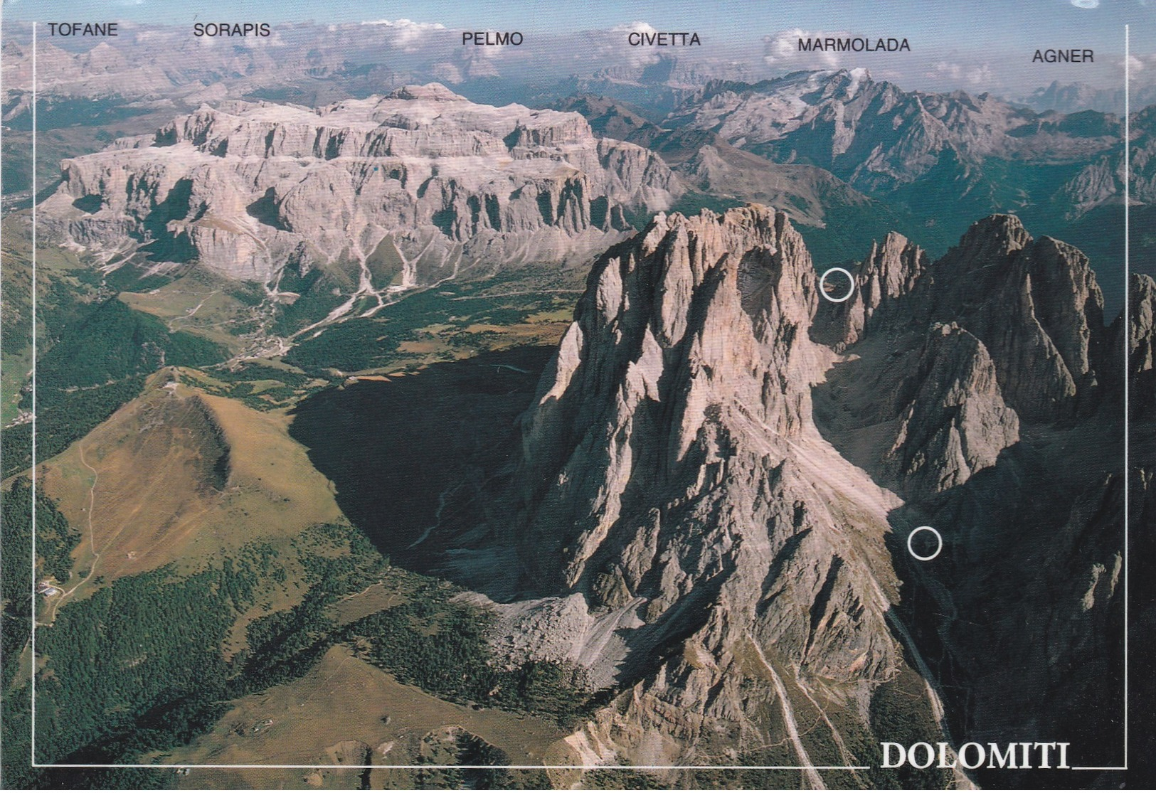 Modern Post Card Of Sassolungo, Dolomites,Belluno, South Tyrol And Trentino,Italy,L53. - Other & Unclassified