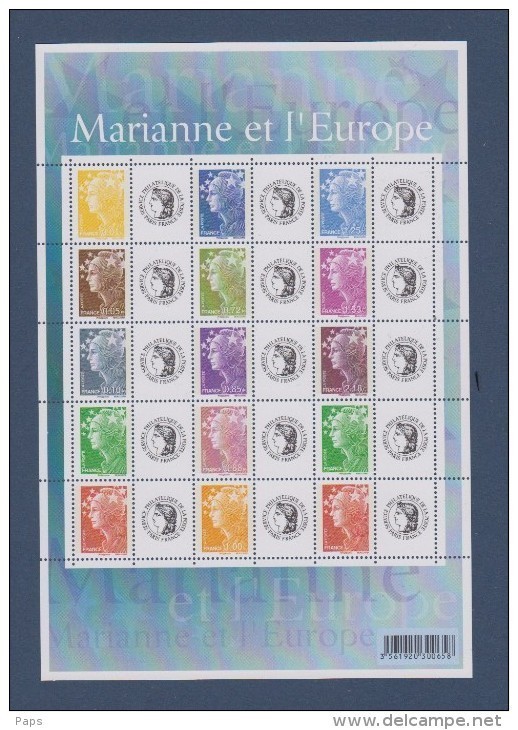 2008-N° F4226A** MARIANNE ET L'EUROPE.VIGNETTE CERES - Autres & Non Classés