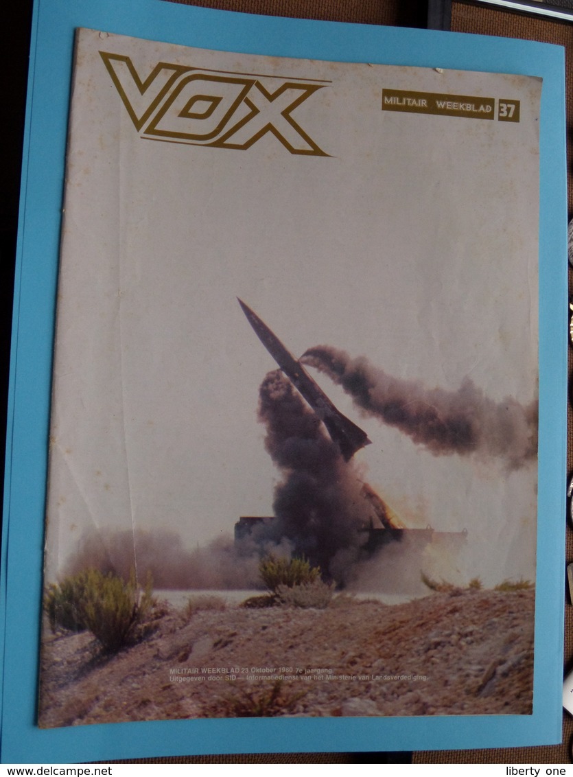 VOX Militair Weekblad 23 Oktober 1980 - 7e Jaargang N° 37 - Uitgave SID ( Zie Foto's Voor En Achterkant ) ! - Olandesi