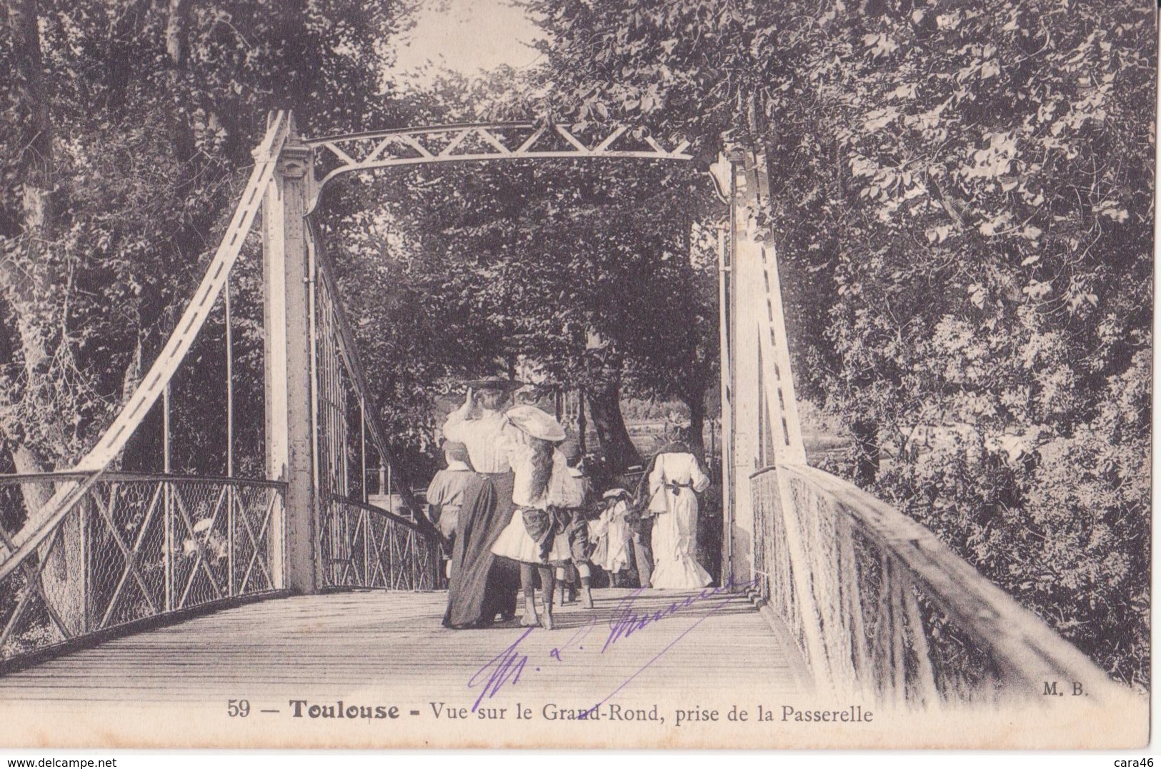 CPA - 59.TOULOUSE-Vue Sur Le Grand Rond Prise De La Passerelle - Toulouse