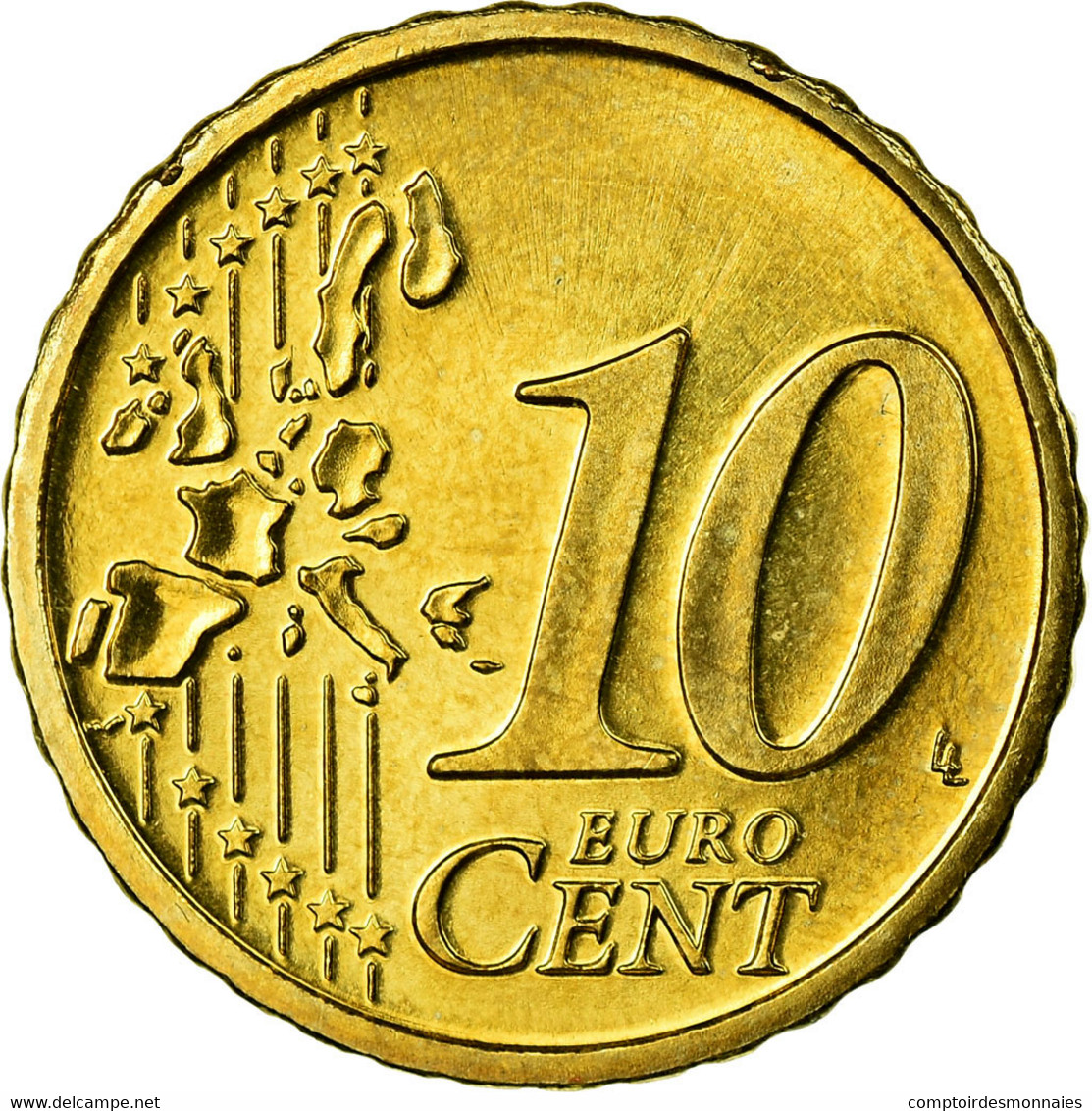 Autriche, 10 Euro Cent, 2007, SPL, Laiton, KM:3085 - Autriche