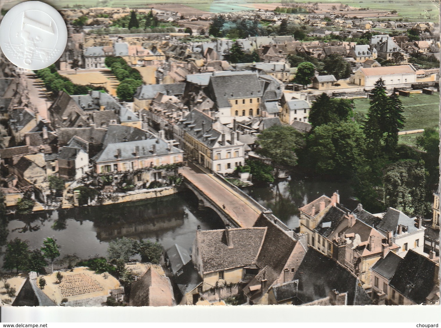 41 - Très Belle Carte Postale Semi Moderne  De MONTOIRE SUR LE LOIR   Vue Aérienne - Montoire-sur-le-Loir