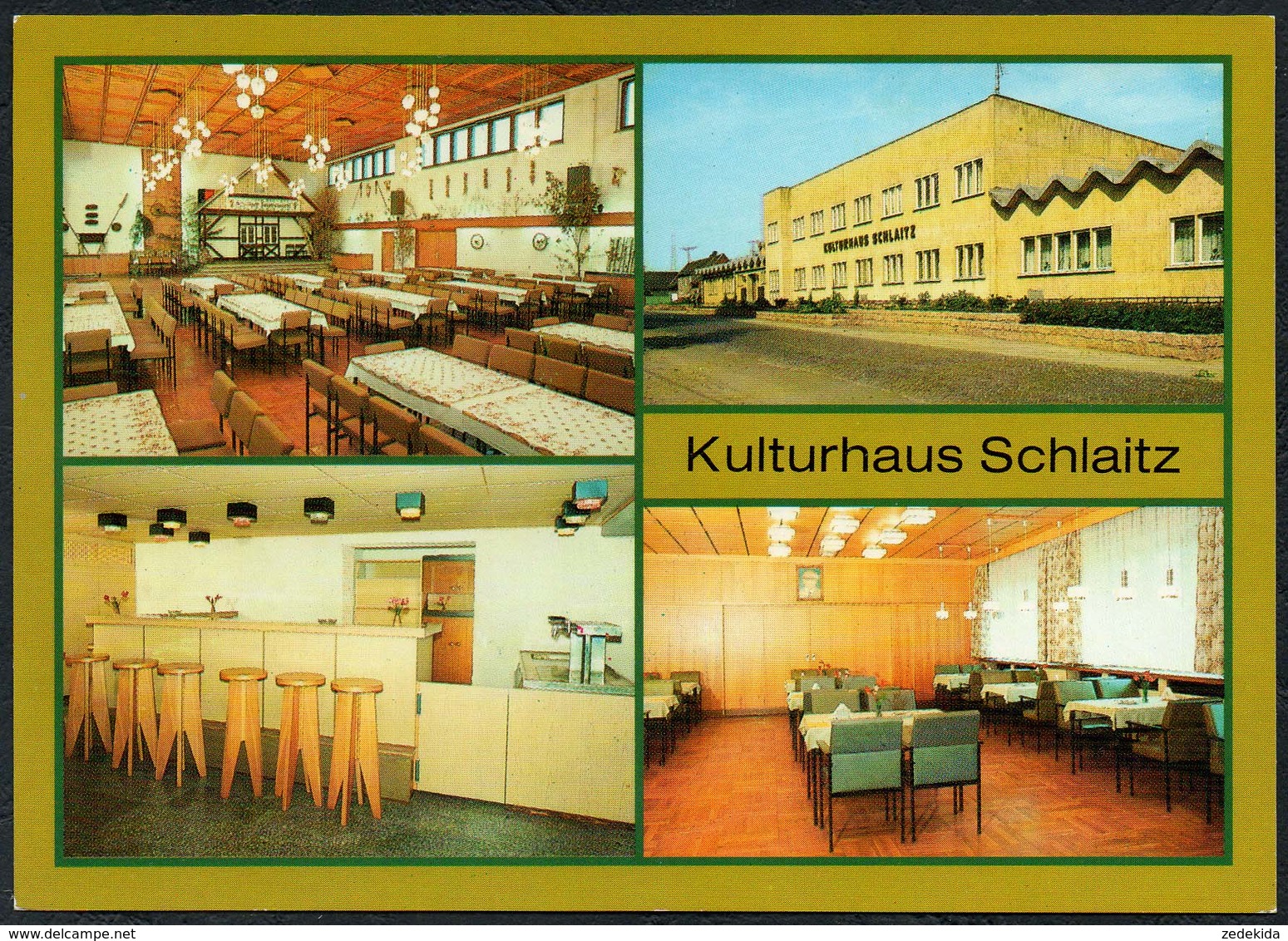 C6004 - TOP Schlaitz - Kulturhaus Der LPG Roter Stern Pouch Rösa - Innenansicht - Bitterfeld