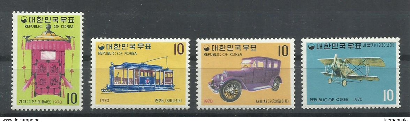 COREA DEL SUR YVERT AEREO  588/91    MNH  ** - Corea Del Sud