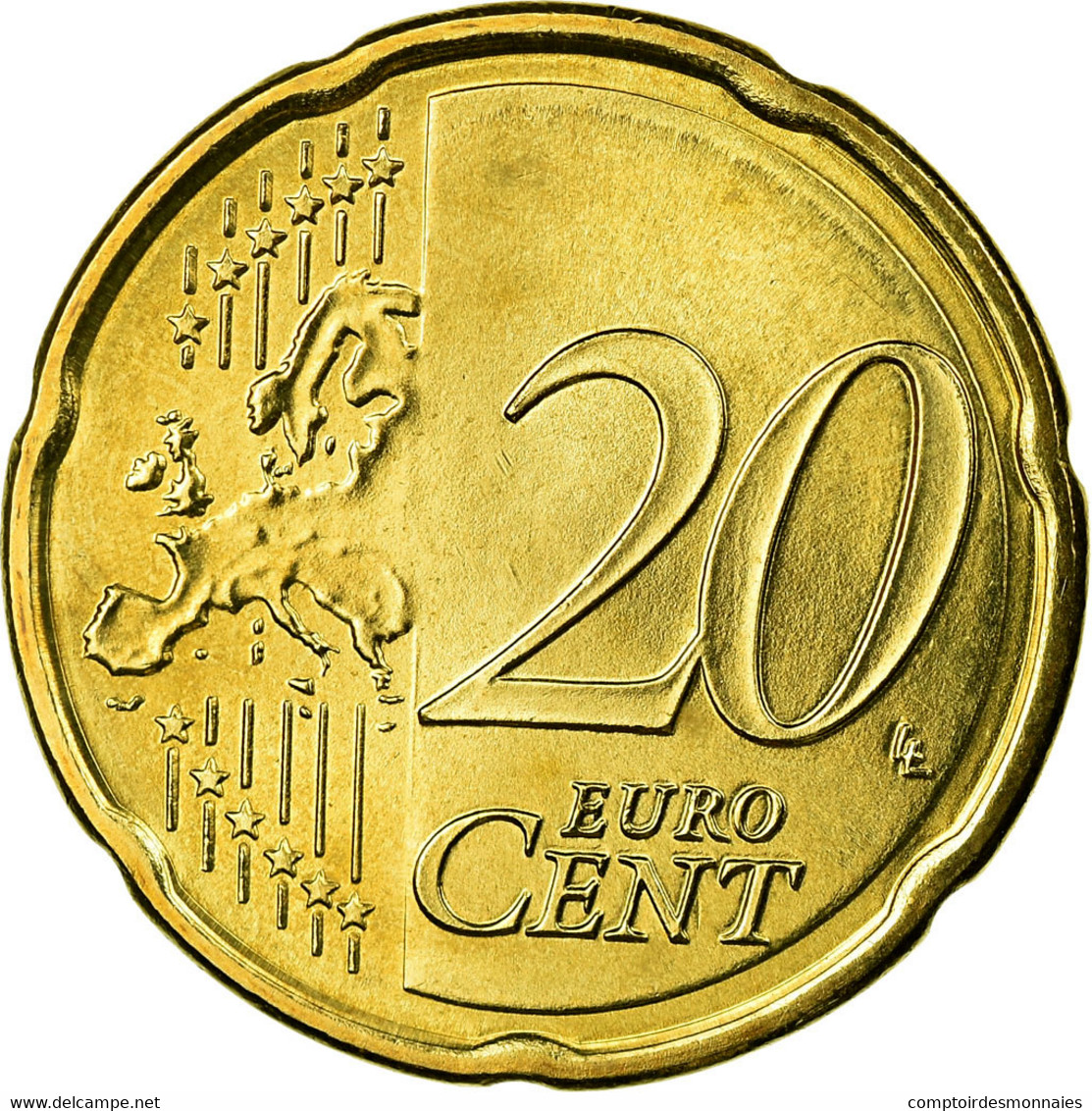 Autriche, 20 Euro Cent, 2008, SPL, Laiton, KM:3140 - Autriche