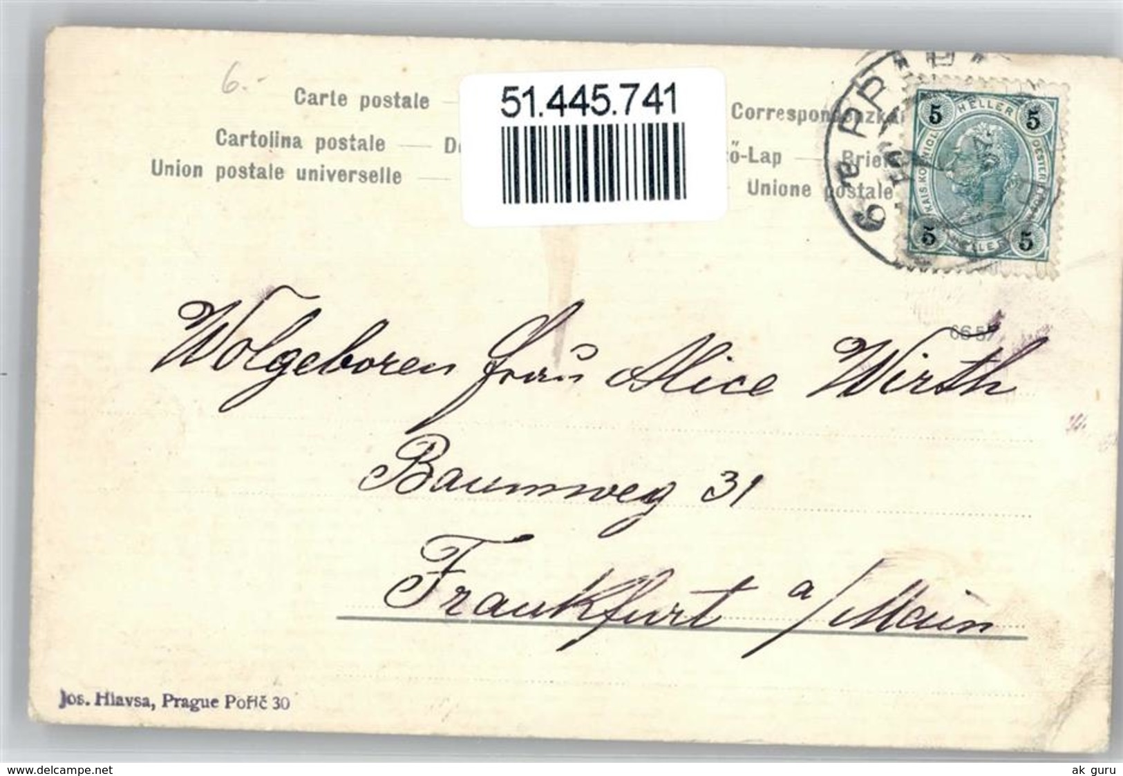 51445741 - 1902 Kleeblatt - Anno Nuovo