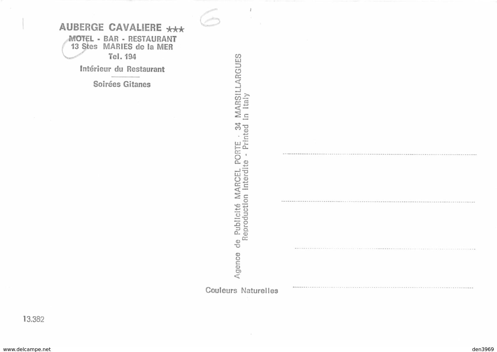 Les SAINTES-MARIES-de-la-MER - Auberge Cavalière - Soirées Gitanes - Feu Dans Cheminée - Fusil - Guitariste - Canards - Saintes Maries De La Mer