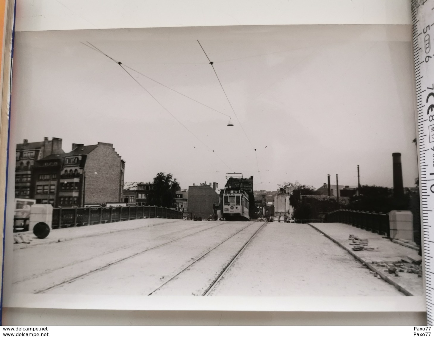 Photo Original, Sambre à Namur- Pont Du Confluent , 1949 - Namur