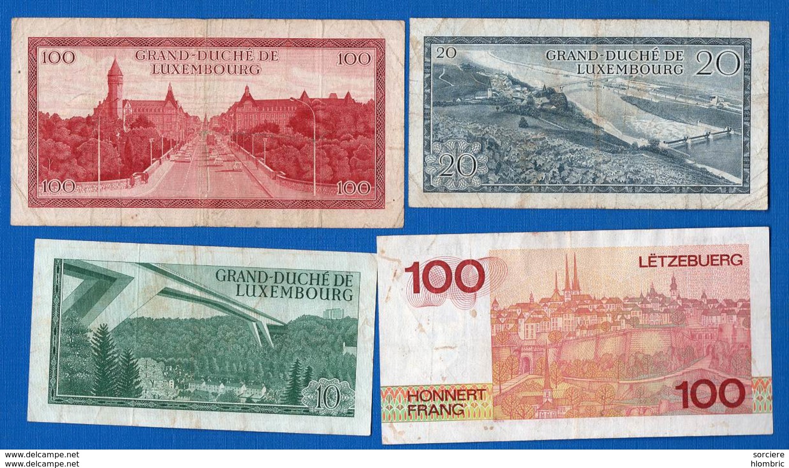 Luxembourg  4  Billets - Luxemburg