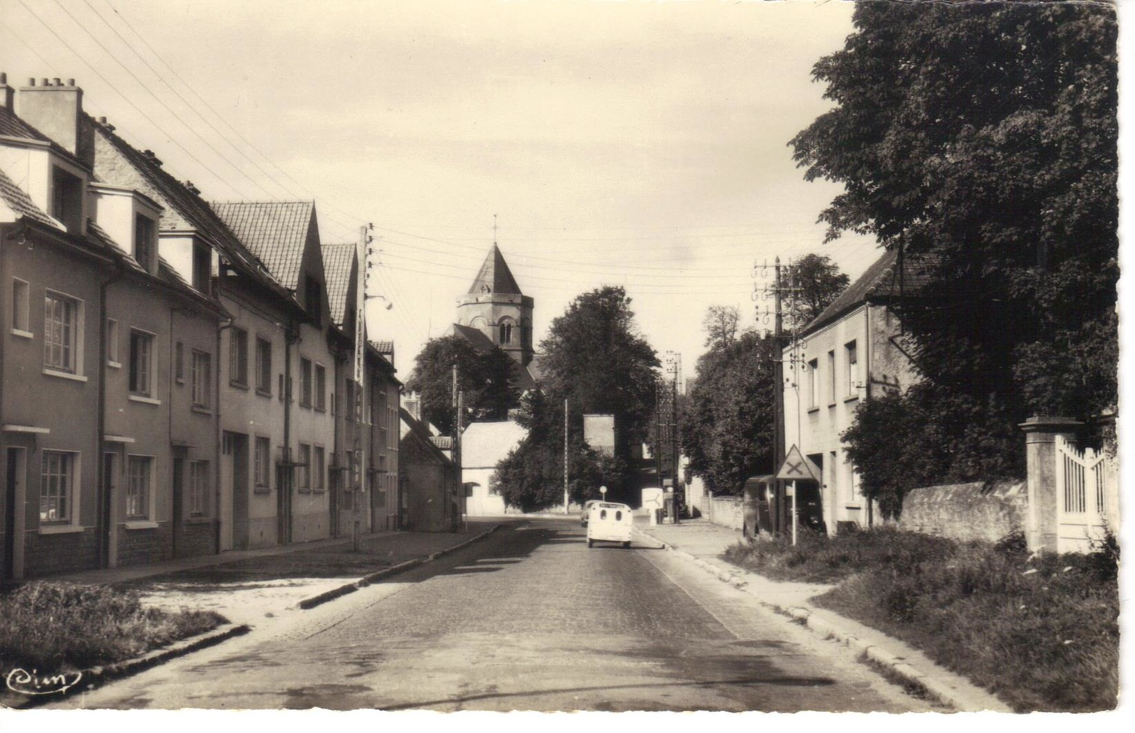 Wimille ,environs De Wimereux ,CPSM ,rue Du Lieutenant Dely . - Boulogne Sur Mer