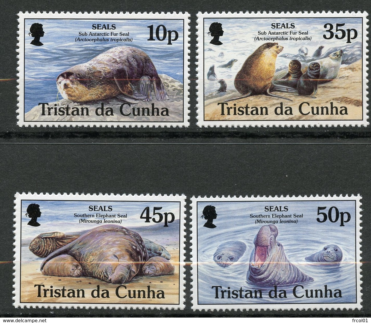 Tristan Da Cunha, Yvert 560/563, Scott 572/575, MNH - Tristan Da Cunha