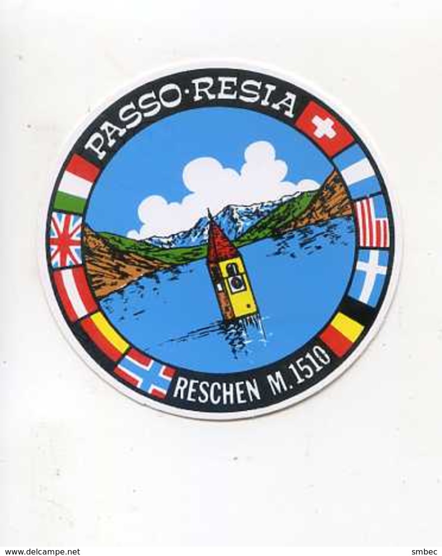 BLASON ADHESIF ECUSSON  Passo Resia - Oggetti 'Ricordo Di'