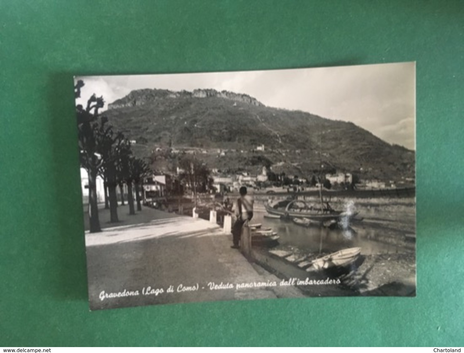 Cartolina Gravedona - Lago Di Como - Veduta Panoramica Imbarcadero - 1960 Ca. - Sondrio