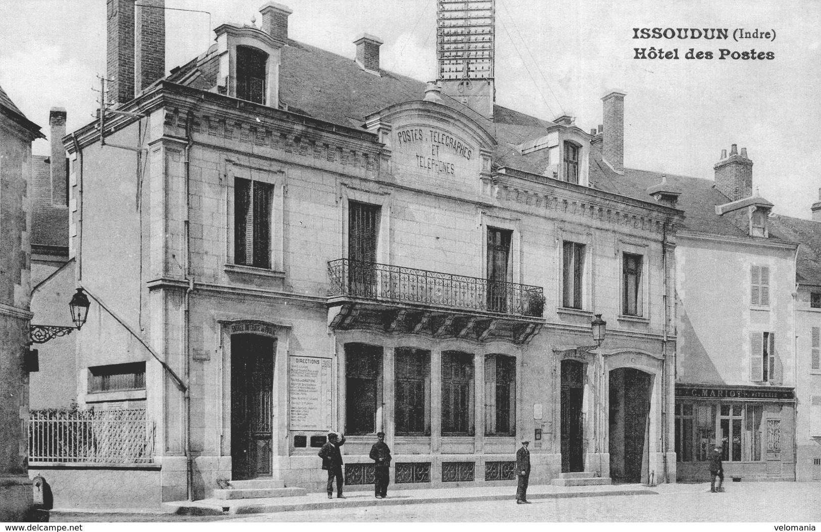 3028 Cpa Issoudun - Hôtel Des Postes - Issoudun