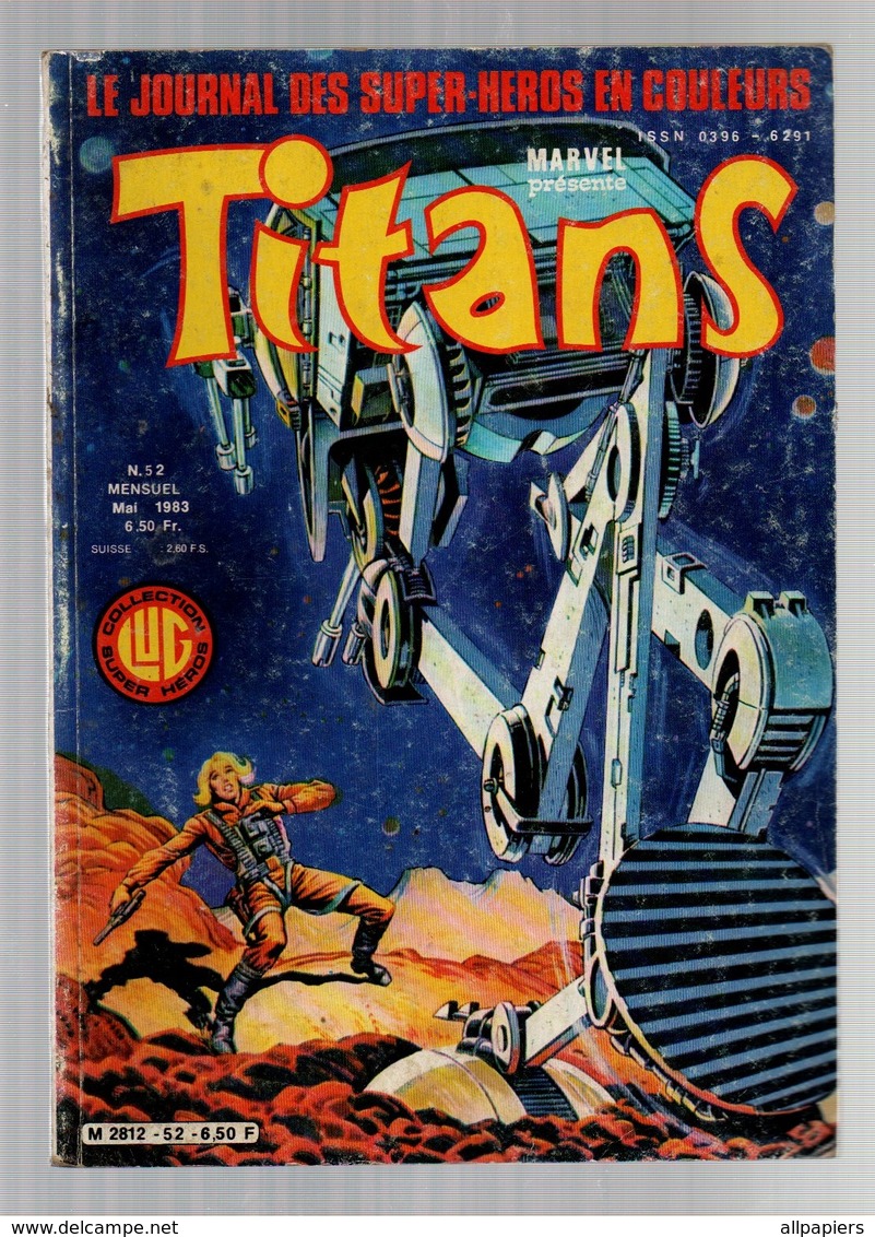 Titans N°52 La Guerre Des étoiles - Machine-Man - Mikros - Dazzler - L'Ecosse Cousine De La Bretagne - Titans