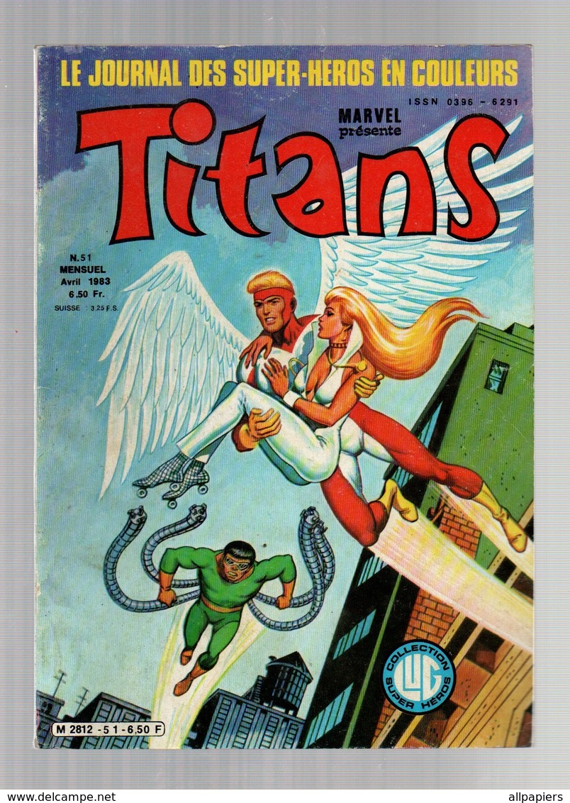 Titans N°51 La Guerre Des étoiles - Machine-Man - Mikros - Dazzler - Histoire Des Jeux Olympique - Titans