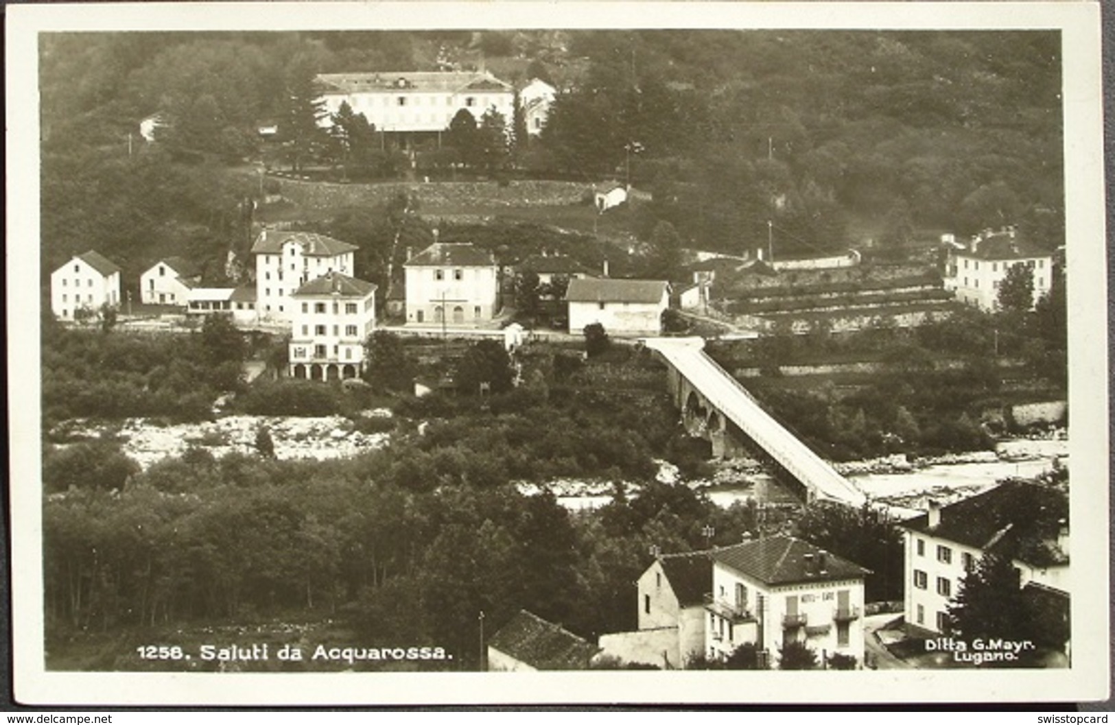 ACQUAROSSA Gel. 1932 N. Männedorf - Acquarossa