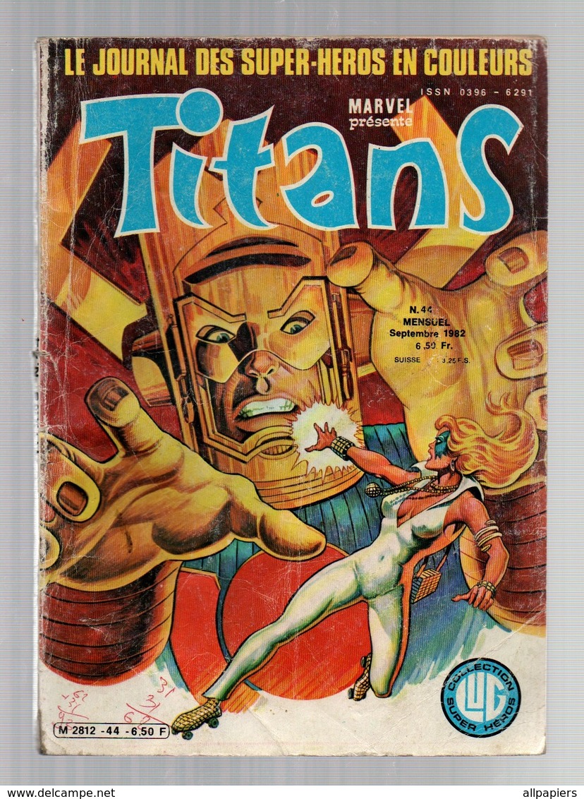 Titans N°44 La Guerre Des étoiles - Machine-Man - Mikros - Dazzler - Le Boeing 747 - Disney Land De 1982 - Titans