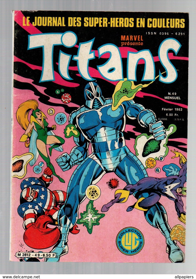 Titans N°49 La Guerre Des étoiles - Machine-Man - Mikros - Dazzler - Les Manuscrits De La Mer Morte De 1983 - Titans