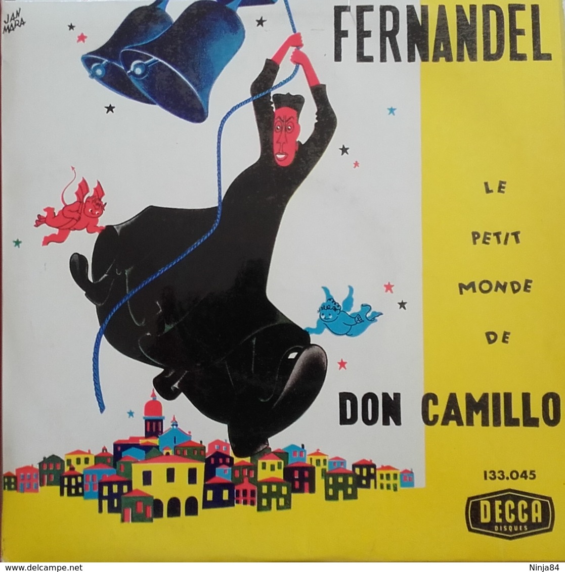 LP 25 CM (10")  Fernandel ‎‎ "  Le Petit Monde De Don Camillo " - Formats Spéciaux