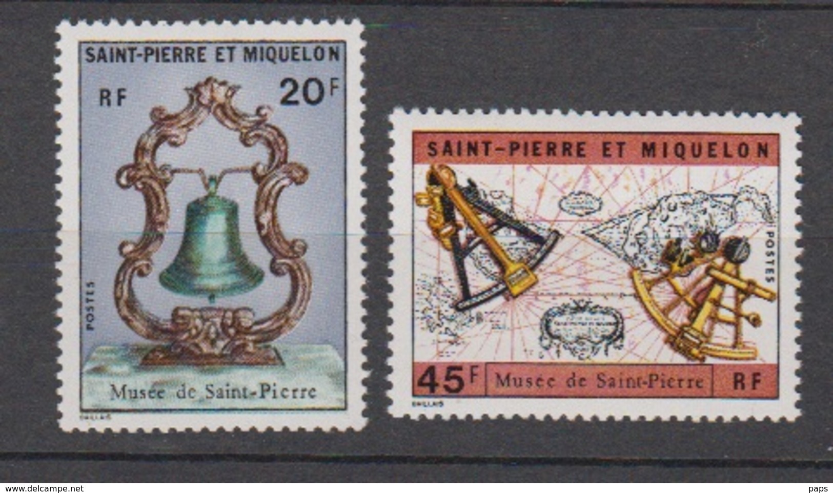 S.P.M.-1971 N°417/418** MUSEE DE SAINT PIERRE - Neufs