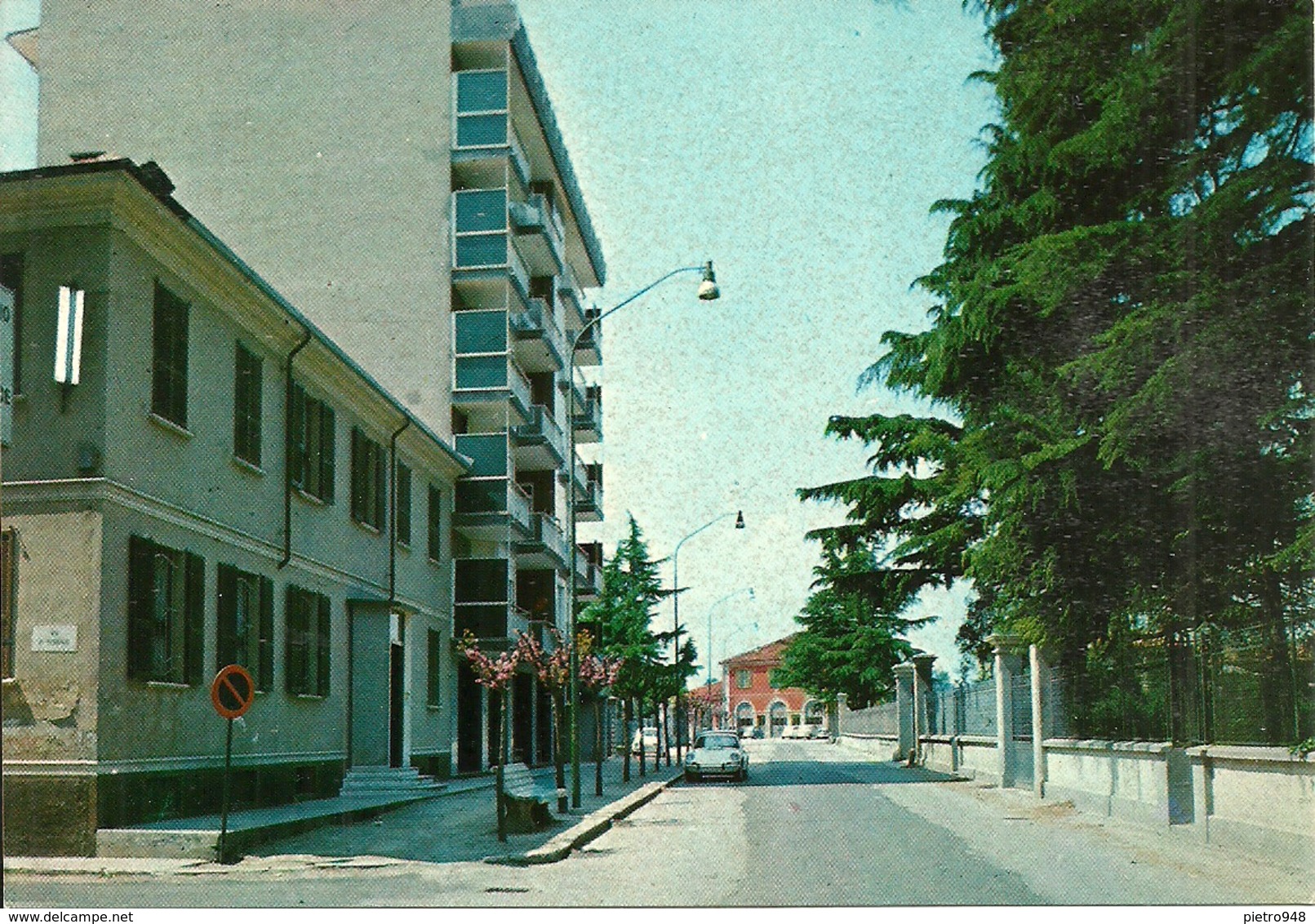 Sannazzaro De' Burgondi (Pavia) Via G. Marconi E Stazione FF.SS. - Pavia