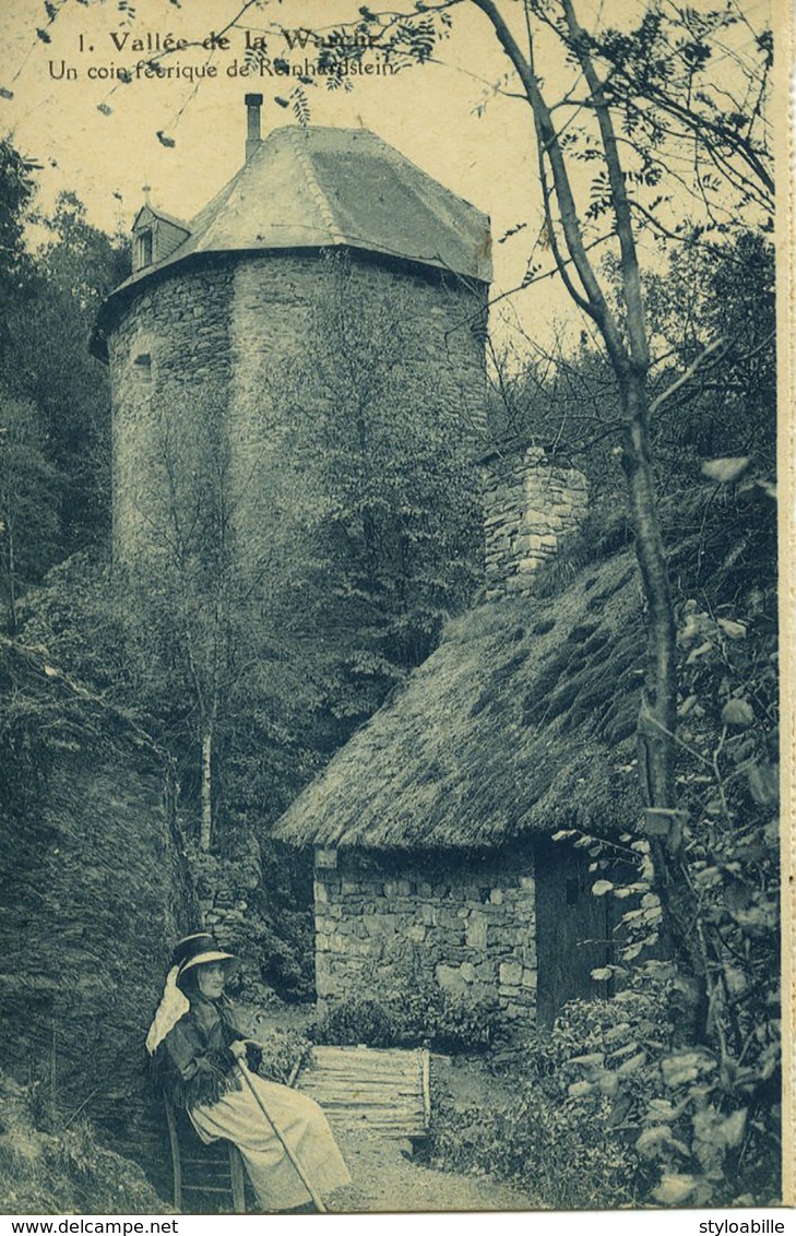 Vallée De La WARCHE Un Coin Féerique De Reinhardstein Vieille Dame Chaumière - Malmedy