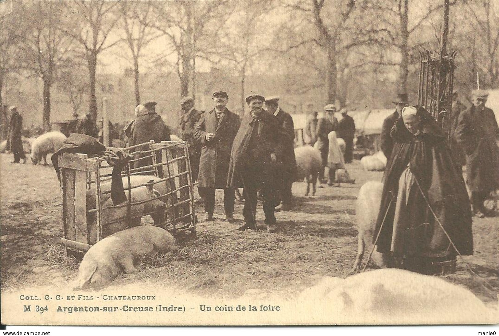 CREUSE -  ARGENTON SUR CREUSE - UN COIN DE LA FOIRE - Other & Unclassified