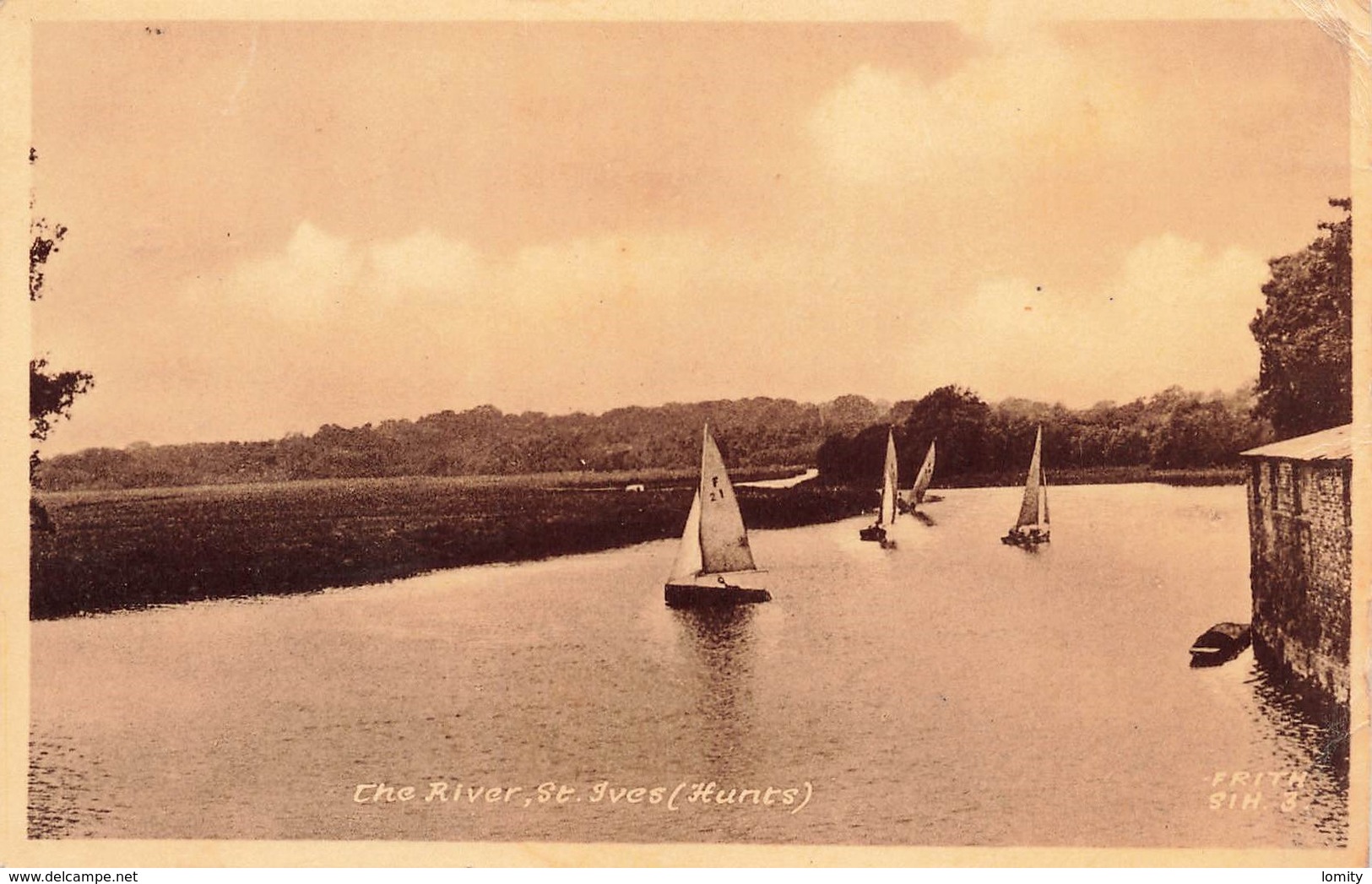 Angleterre St Saint Ives Hunts The River Bateau Voilier - Huntingdonshire