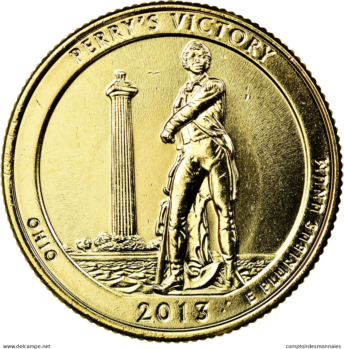 Monnaie, États-Unis, Perry's Victory, Quarter, 2013, U.S. Mint, SUP, Métal - 2010-...: National Parks