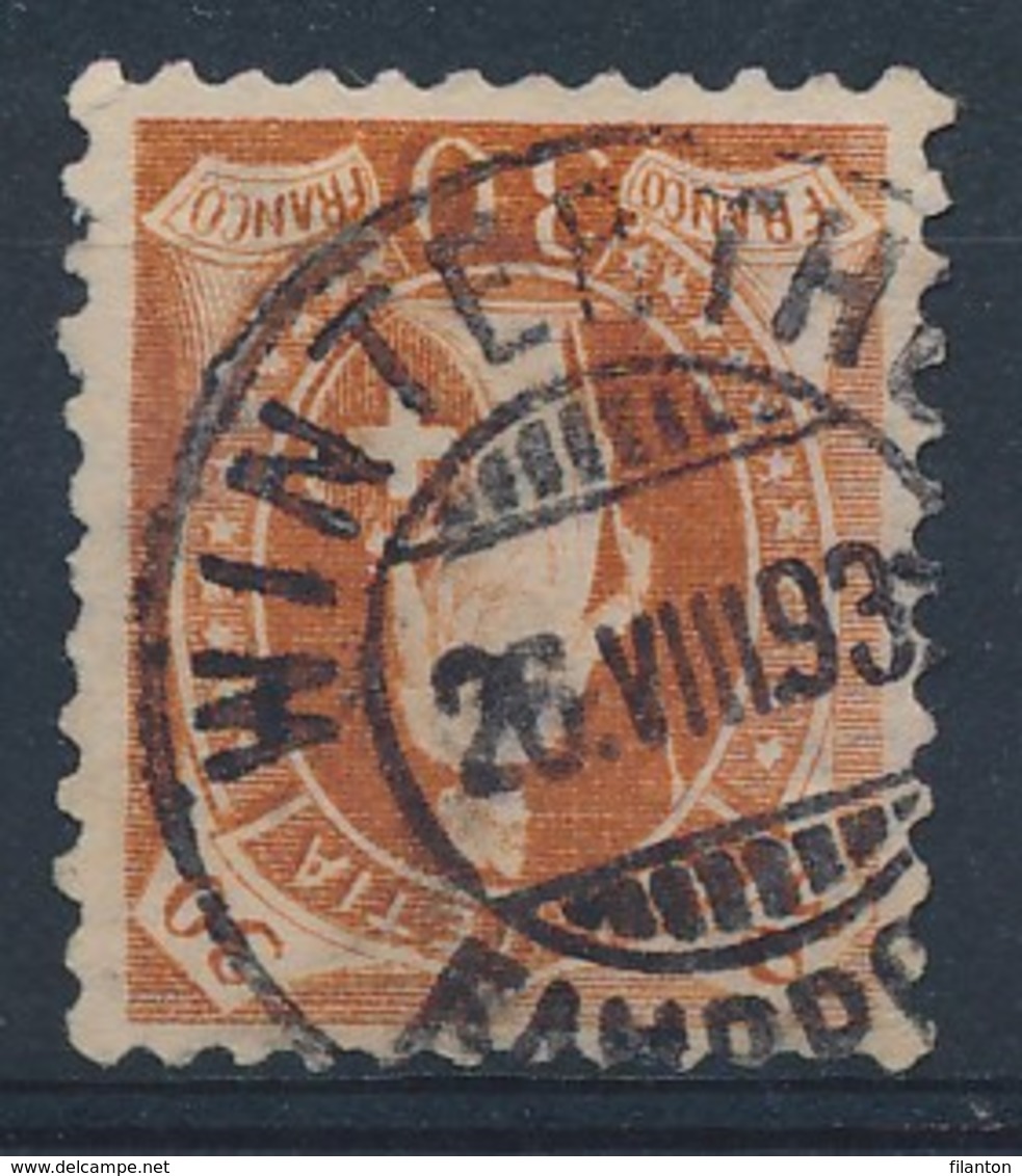 HELVETIA - Mi Nr 60 C - Cachet "WINTERTHUR" - (ref. 1368) - Gebraucht