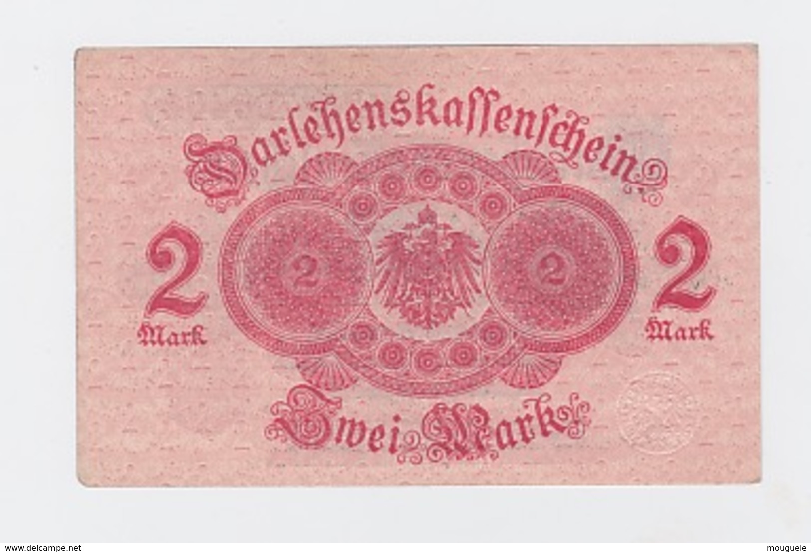 Billet De 1 Mark  Du 12-8-1914  Pick 54 Neuf Papier Rouge - Autres & Non Classés