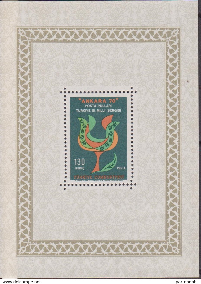 Turchia Turkey - Ankara 70'  Sheet MNH - Blocchi & Foglietti