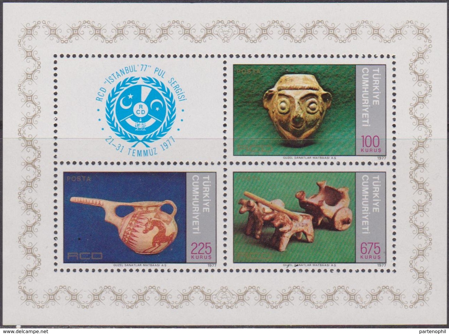 Turchia Turkey - Istambul 77' Sheet MNH - Blocchi & Foglietti