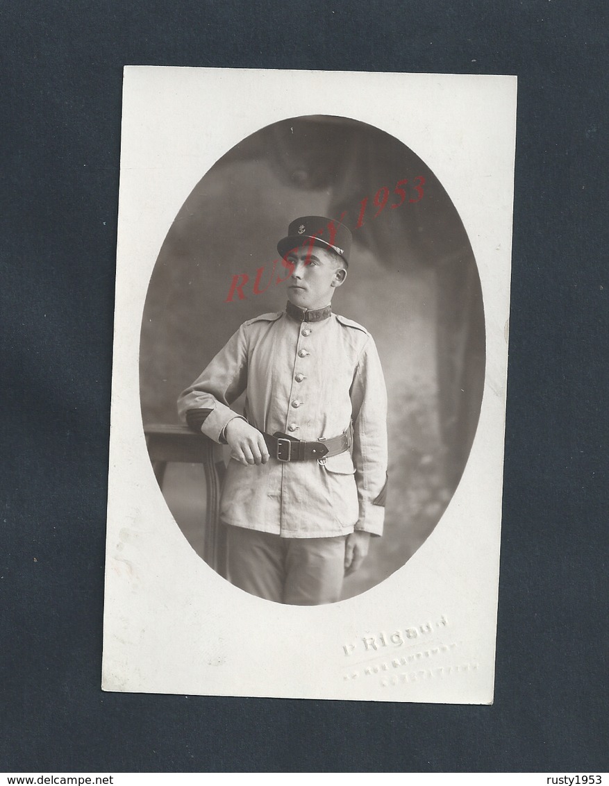 MILITARIA CARTE PHOTO MILITAIRE MARINE SOLDAT MARIN PHOTO P RIGAUD  ? : - Characters