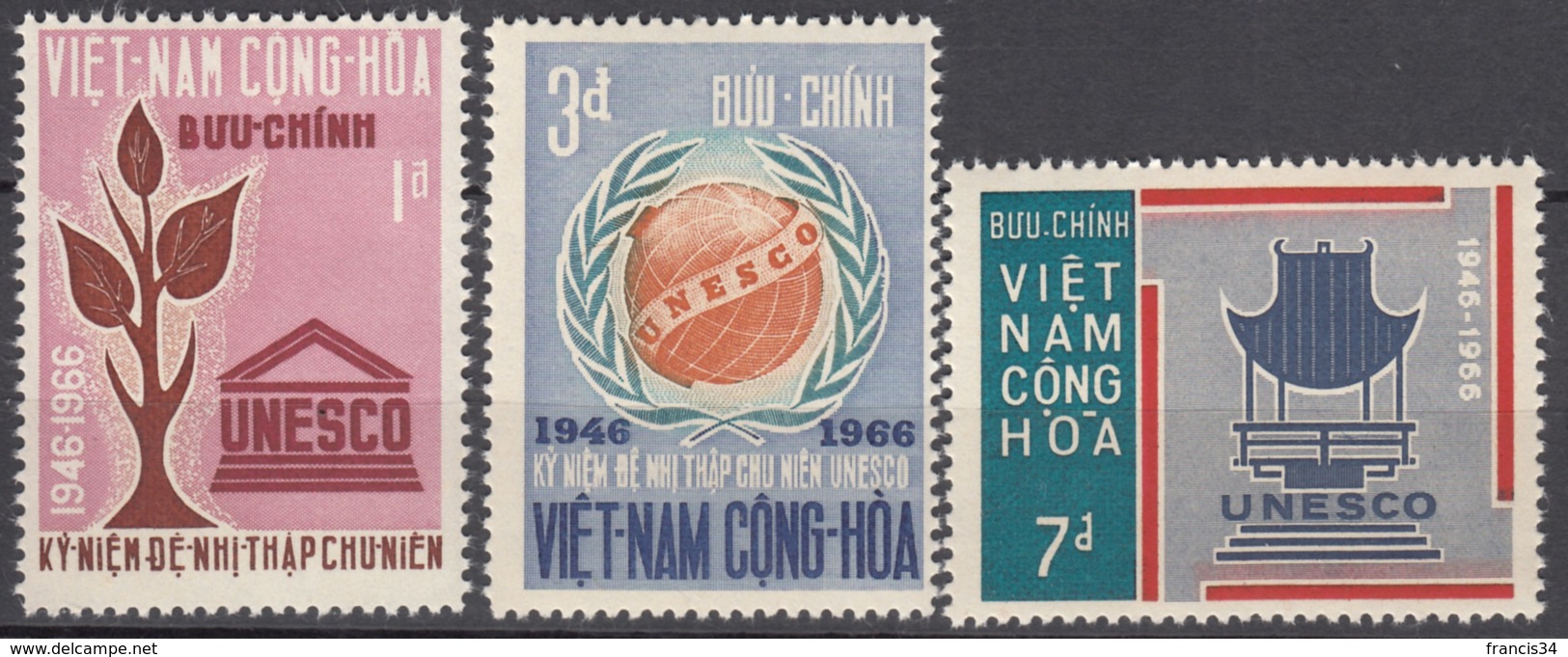 Du N° 301 Au N° 303 Du Vietnam Du Sud - X X - ( E 1781 ) - Viêt-Nam