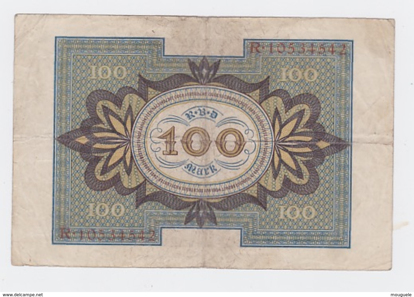 Billet De 100 Mark Du 11-1-1920   Pick 69 - 100 Mark