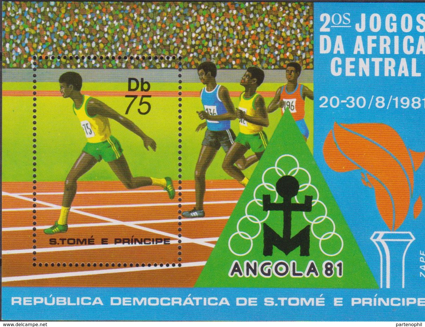 S. Tome E Principe - Sports Atletica Athletics Set MNH - Atletica