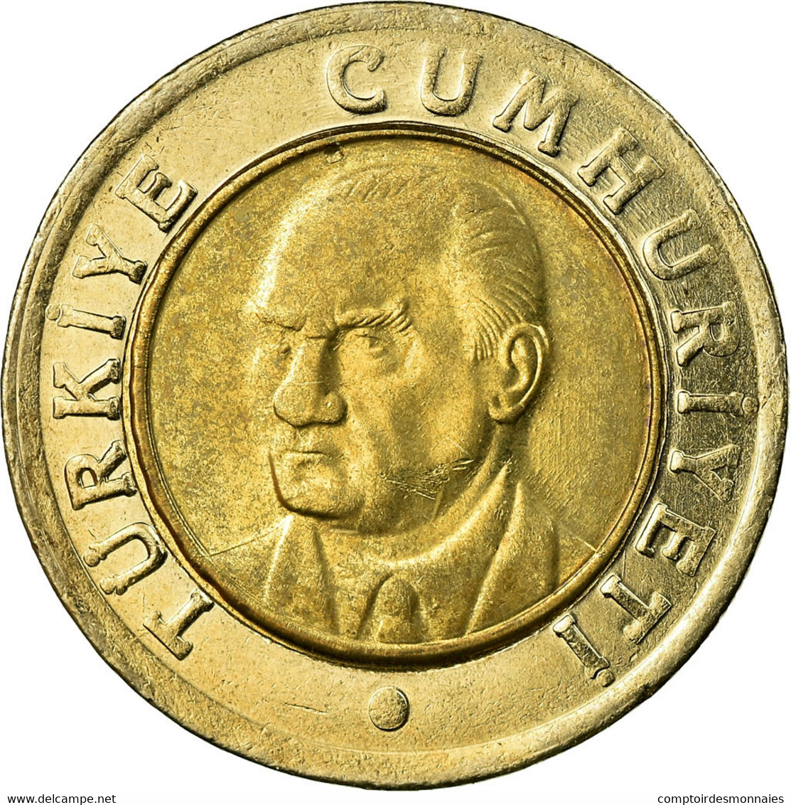 Monnaie, Turquie, New Lira, 2007, Istanbul, TTB, Bi-Metallic, KM:1169 - Turquie
