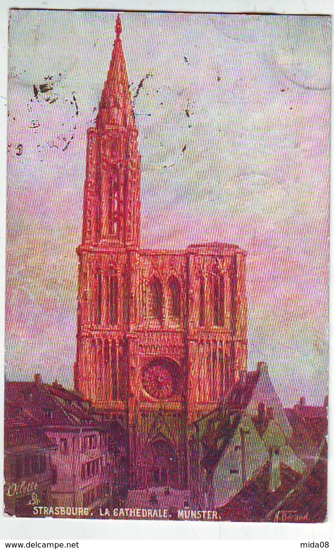 STRASBOURG . LA CATHEDRALE . MÜNSTER Par BERAUD . OILETTE . - Beraud