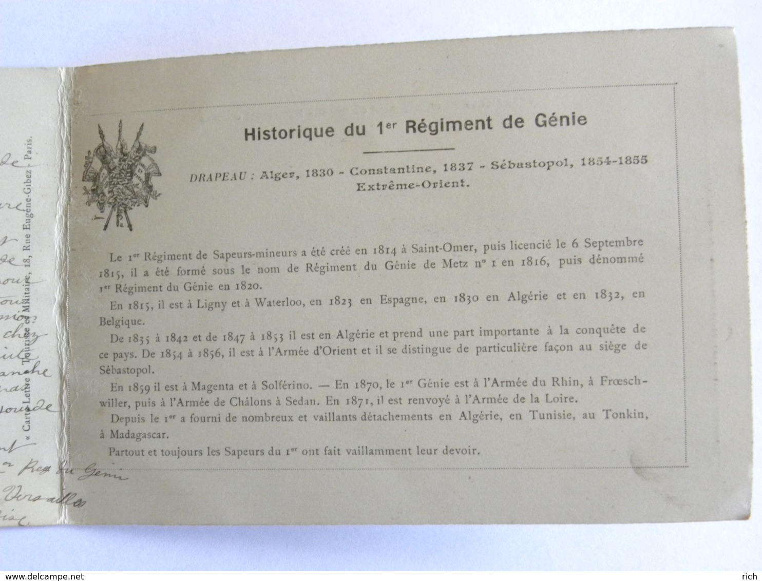 CPA (78) Yvelines - VERSAILLES - 1er Régiment De Génie - Maniement D'armes - Carte Lettre Militaire 1912 - Versailles