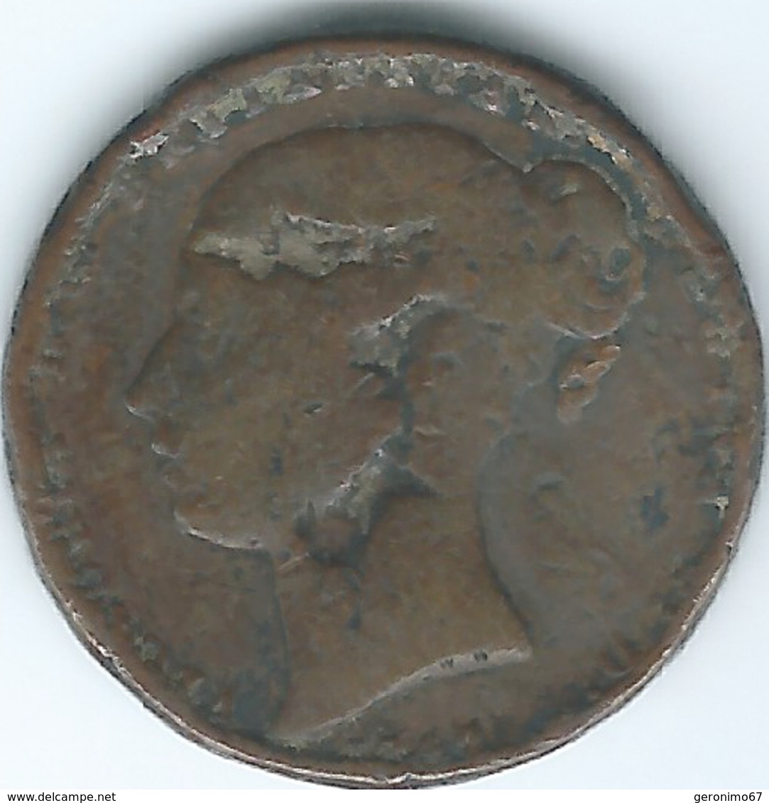 Gibraltar - Victoria - 1842 - Quart - KM2 - Gibilterra